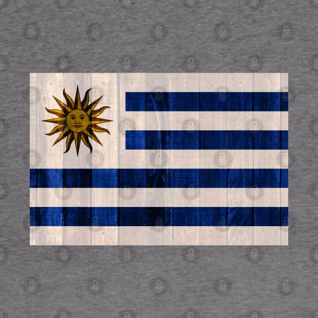 Flag of Uruguay - Wood by DrPen